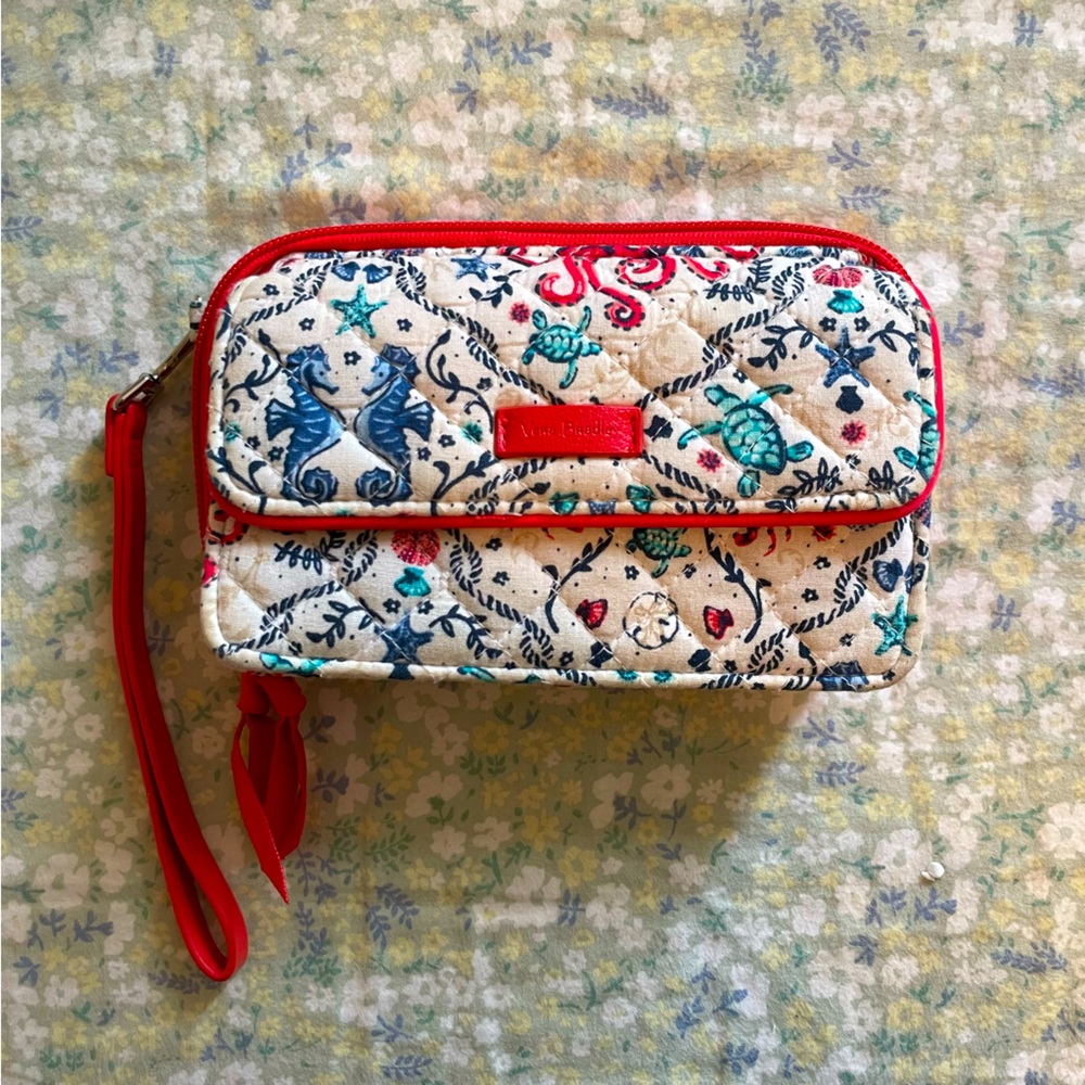 *RARE* Vera Bradley “Sea Life” cell phone wallet
